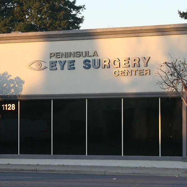 Front of Peninsula Eye Surgery Center